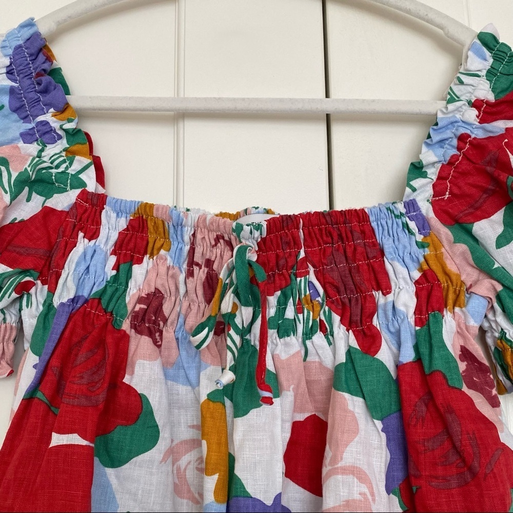 Faithfull The Brand Lilla Top Anita Floral Print - Picture 7 of 9